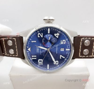 IWC Big Pilot SS Blue Dial Automatic Power Reserve Replica Watch